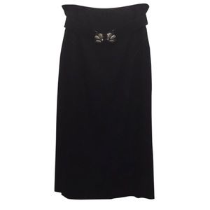 Rebecca Taylor Black Pencil Skirt